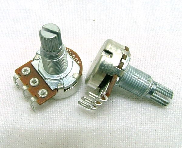 B500K Volume Tone Linear Pot Potentiometer Long Shaft  