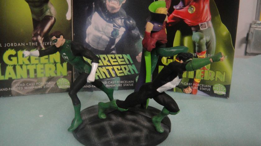 HAL JORDAN ALAN SCOTT KYLE RAYNER★THE GREEN LANTERN Mini STATUE SET 