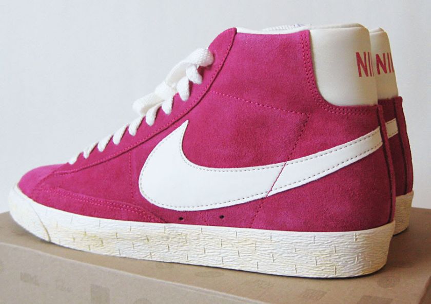 100 DS NIKE BLAZER HI SUEDE VINTAGE VNTG Voltage Cherry Sail 10.5 