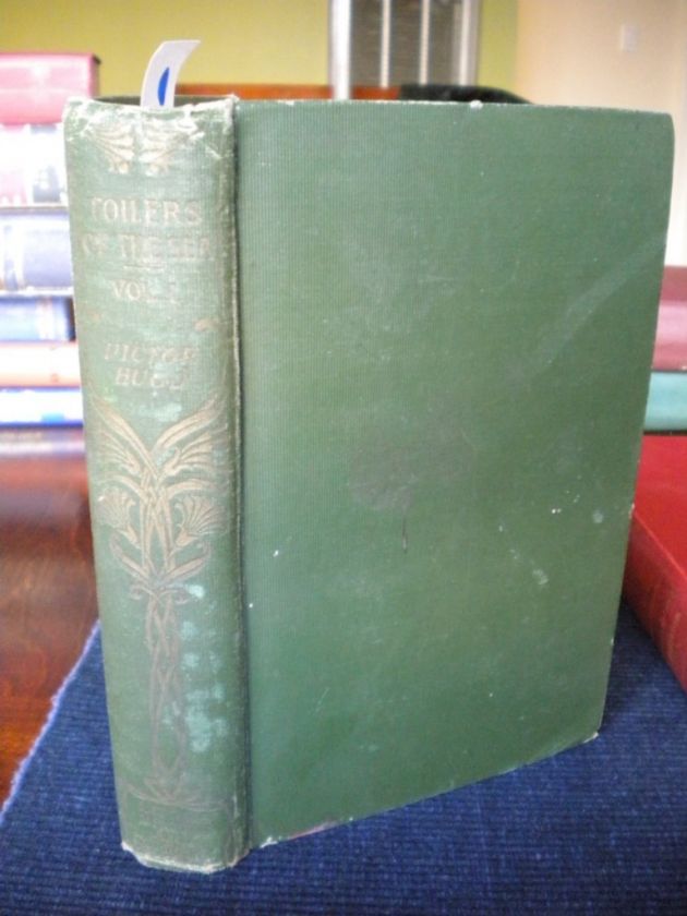 Toilers of the Sea   Victor Hugo 1888 HB Vintage book  