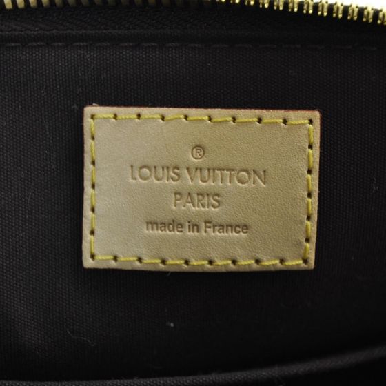 LOUIS VUITTON Vernis RAYURES ALMA BB Bag Amarante LE  