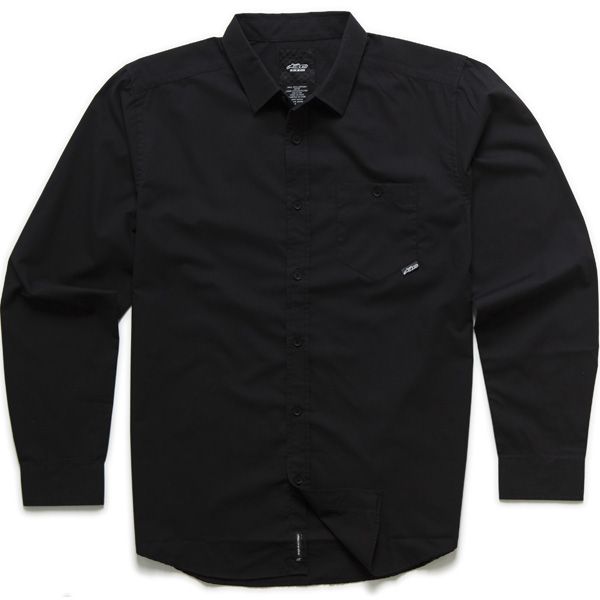 NEW ALPINESTARS ON POINT LONG SLEEVE SHIRT BLACK X LARGE  