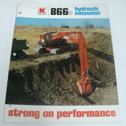 Koehring 1973 866D Excavator Sales Brochure  