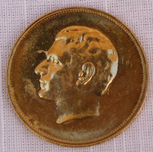 25TH ANNIV 22K GOLD COIN OF MOHAMMAD REZA SHAH PAHLAVI  