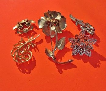   Enamel Rhinestone Pin Brooch Lot Boucher Hedy Coro Karu Dodds  