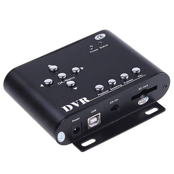 Mini 2CH 2 CH SD DVR Video Recorder Surveillance CCTV Motion Max 32G 