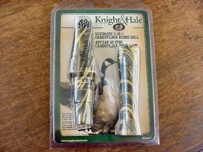 New Knight & Hale Ultimate 3 in 1 Camouflage Goose Call  