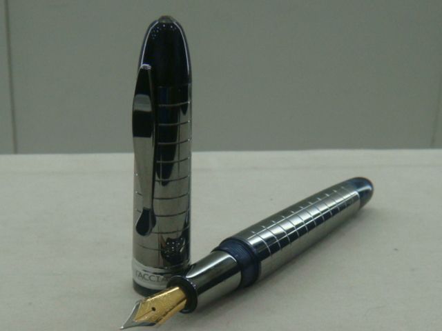 Taccia SST Gunmetal Finish PVD FOUNTAIN PENS Fine Nib  