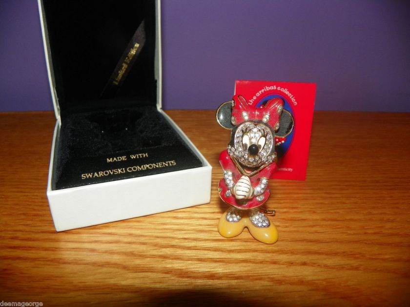 DISNEY RARE   ARRIBAS   MINNIE MOUSE   BOXED SET   RETIRED   MINT W 