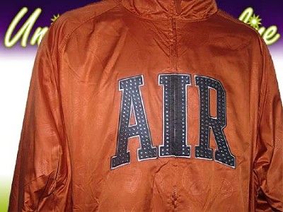 NIKE AIR JORDAN 6 RING CLASSIC ORANGE BLACK JACKET MENS SIZE 3XL (XXXL 