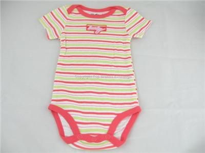   Pack 3 6 9 months Romper Onesie Baby Girl Pink 886616196425  