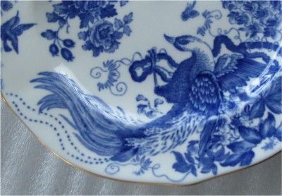 ROYAL CROWN DERBY BLUE PARADISE TEA SET BLUE AVES  