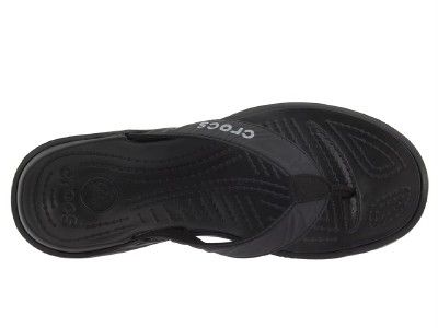 Crocs Crete Black/Black Unisex Thong Sandals  