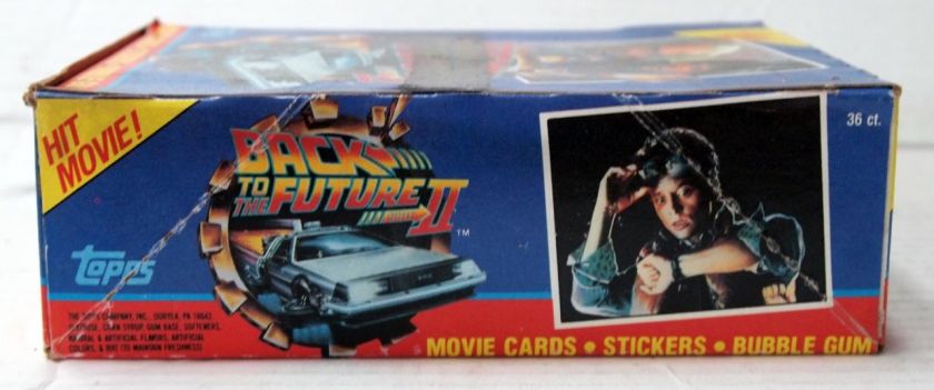 TOPPS BACK TO THE FUTURE PART 2 DISPLAY BOX OF 36 PACKS  