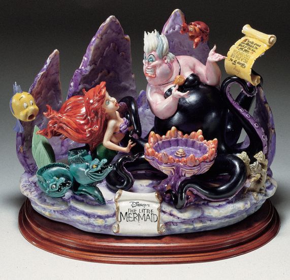 DISNEY Little Mermaid Laurenz Capodimonte RECONDITIONED  