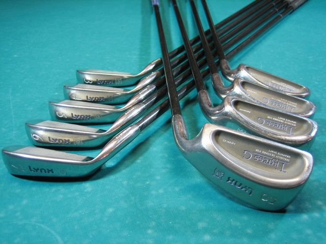 SET IRONS LYNX TIGRESS G LADIES 1988 GOLF CLUBS  