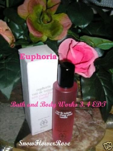 NIB Bath Body Works EUPHORIA 3.4 oz EDT SPRAY HTF gift  