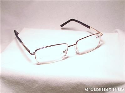 Metal frame reading glasses in three frame colors, black, silver and 