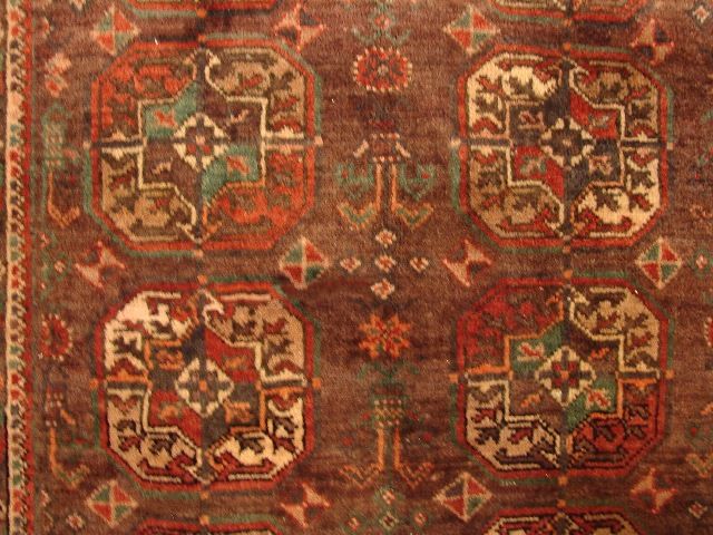 SEM ANTIQUE PERSIAN TURKMAN BOKARA RUG  