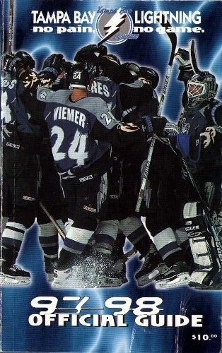 1997 98 Tampa Bay Lightning Media Guide NHL  