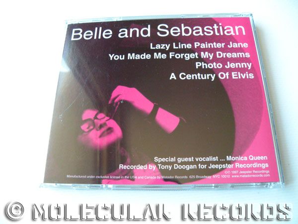 BELLE and SEBASTIAN Lazy Line Painter Jane USA CD EP NM  