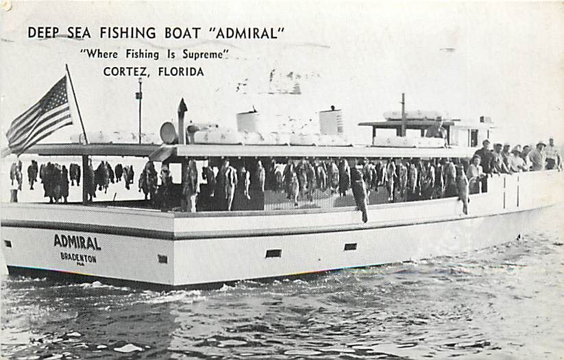 FL CORTEZ DEEP SEA FISHING BOAT ADMIRAL T86329  