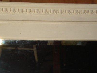 ANTIQUE FIREPLACE SURROUND MANTLE MIRROR PAINE FURNITURE GRECIAN 