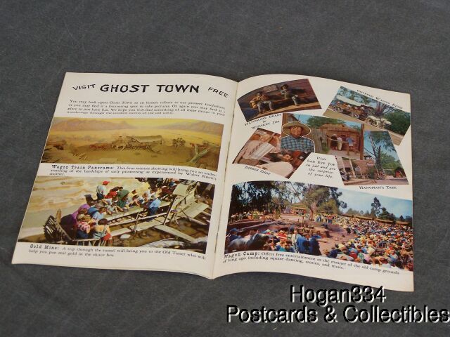 Vintage Chicken Dinner Restaurant Menu Knotts Berry Farm Buena Park 