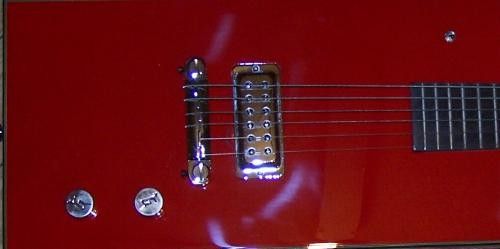   Electromatic Bo Diddley Junior Electric Guitar Red Box Guitar Jr