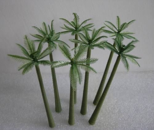 TDE70 200pcs Layout Model Train Palm Trees Scale N 7cm  