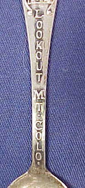 Buffalo Bill Colorado Sterling Silver Souvenier Spoon  