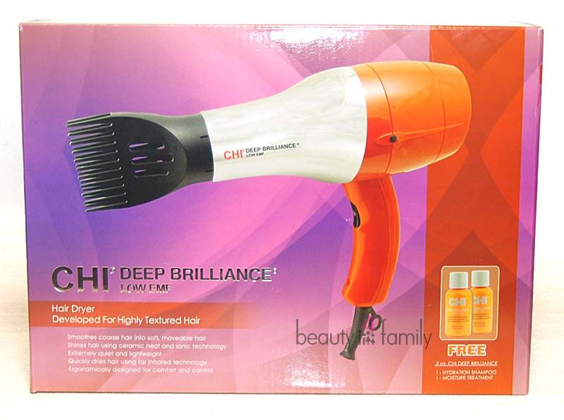 CHI Deep Brilliance Blow Dryer Orange NEW  