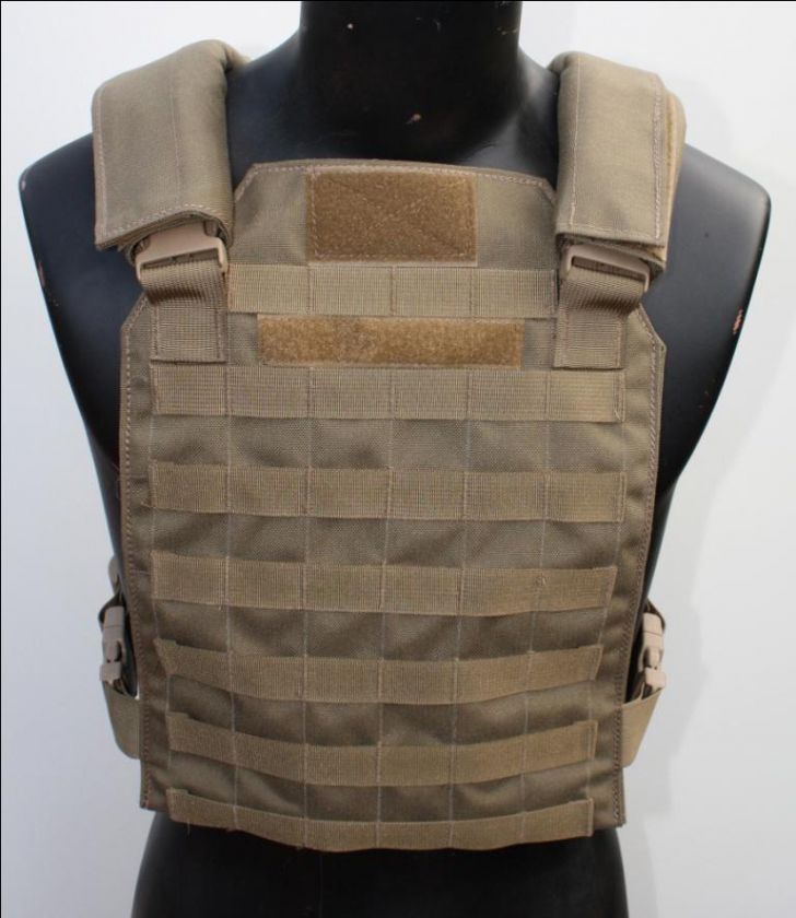 Tan Modular MOLLE ESAPI Light Tactical Plate Carrier  