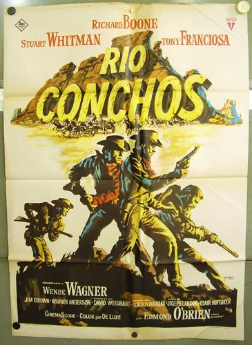 sg81 RIO CONCHOS RICHARD BOONE GORDON DOUGLAS orig SPA  