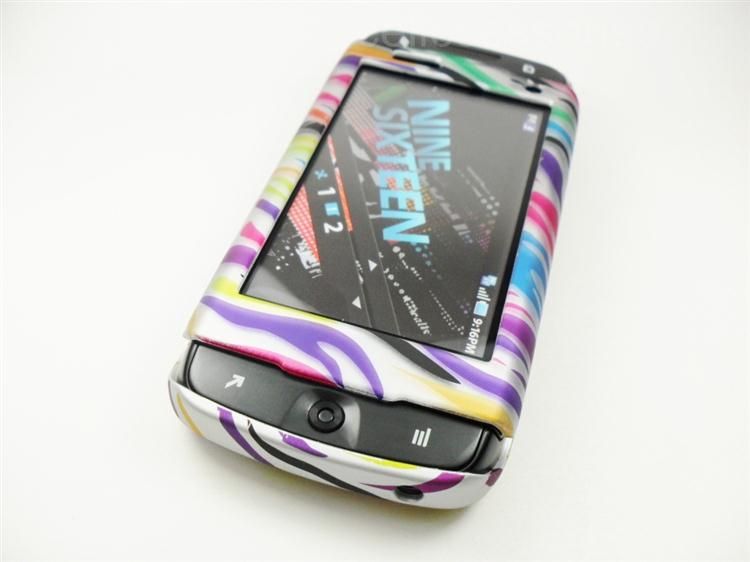 SAMSUNG SIDEKICK 4G TMOBILE COLOR ZEBRA HARD COVER CASE  