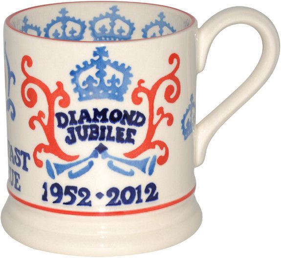 EMMA BRIDGEWATER DIAMOND JUBILEE QUEEN ELIZABETH II MUG   NEW  