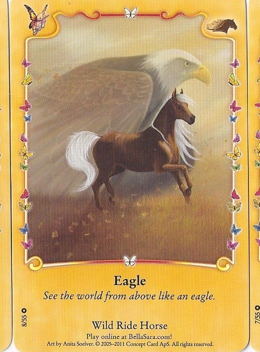 BELLA SARA CARD SUMMER CAMP SERIES#8/55*EAGLE*  