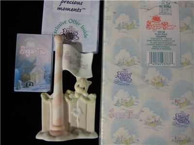 Precious Moments Sugar Town Flag Pole 1996 184136  