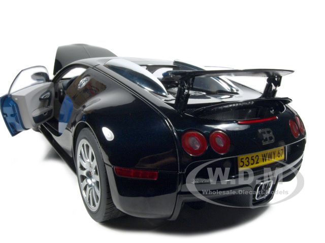 BUGATTI VEYRON 16.4 BLUE PRODUCTION CAR 112 DIECAST MODEL CAR BY 