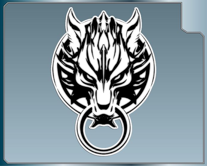 CLOUD STRIFES LION LOGO Final Fantasy vinyl car decal  