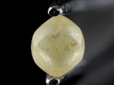 41ct Nice Yellow Dodecahedron Natural Rough Diamond  