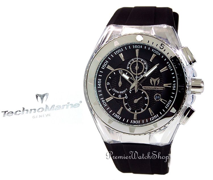    MARINE CRUISE ORIGINAL CHRONO 110048 BLACK/STEEL MENS WATCH  