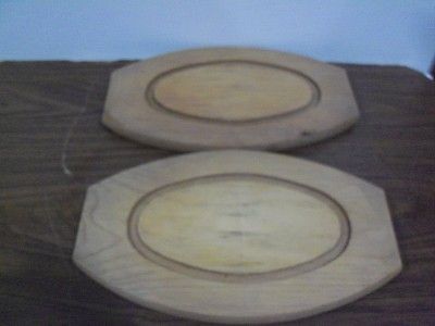 PR OF FAJITA / STEAK PLATES   MADE BY WEST WOOD PRODUCTS  