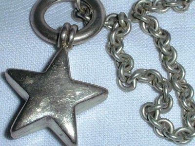 STUNNING STERLING BRACELET W/ STAR DANGLE W/ 18K GOLD http//www 