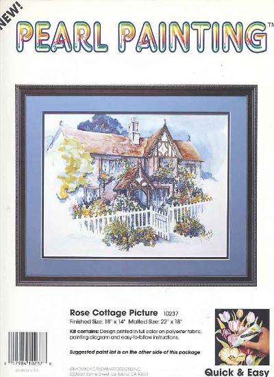 Candamar Designs Pearl Painting Kit   Rose Cottage  