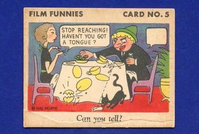 1935 R48 Film Funnies Card #5 Chico Marx  