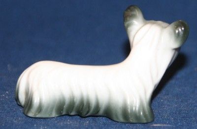 Vintage Bavaria Germany Skye Terrier Dog Figurine RARE  