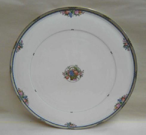 CHRISTOPHER STUART BONE CHINA FRUIT BASKET CAKE PLATE  