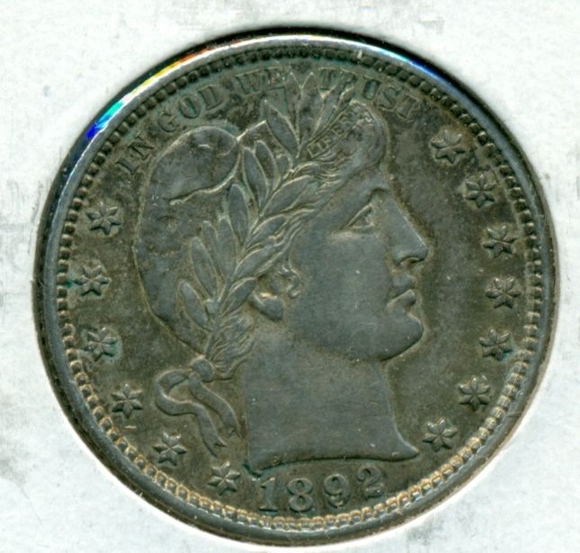 1892 O BARBER QUARTER ~ CH SLIDER / UNC ~ ORIGINAL  