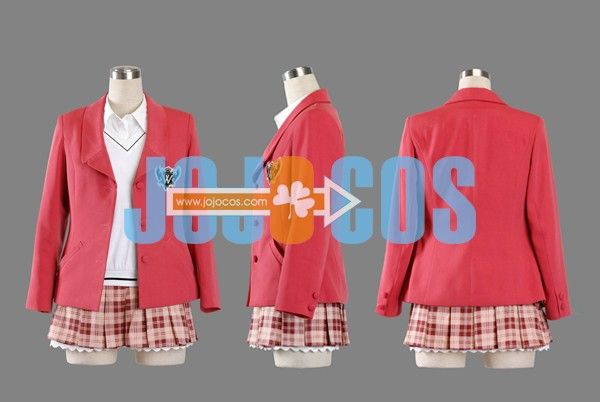 Gakuen Hetalia◆Girl School Uniform◆Cosplay Costume w/ suspender 